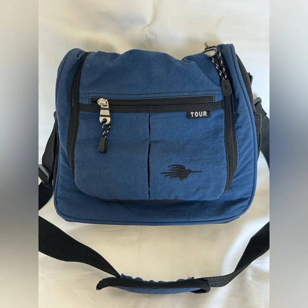 Blue Tour Messenger Bag
